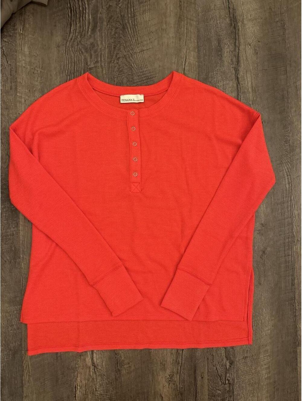 Zenana Women's Red Shirt